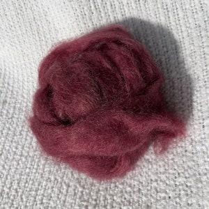 Mohair Roving Russet 4 oz image 1