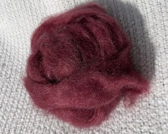 Mohair Roving Russet 4 oz