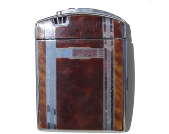 Vintage Art Deco Ronson Twentycase Cigarette Case & Lighter