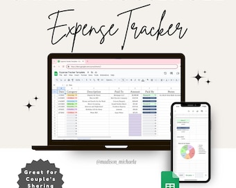 Shared Household Expense Tracker: Digital Spreadsheet for Roommates (Google Sheets)