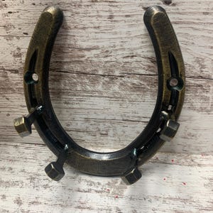 Horseshoe key rack necklace rack holder hook blacksmith hook