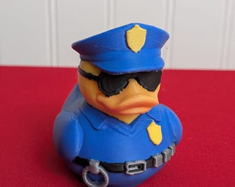 Police Officer Duck – 3D Printed PLA Law Enforcement Gift