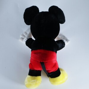 Mickey Mouse de pelúcia autêntico dos anos 80 da Disneylândia/Walt Disney World raro imagem 5