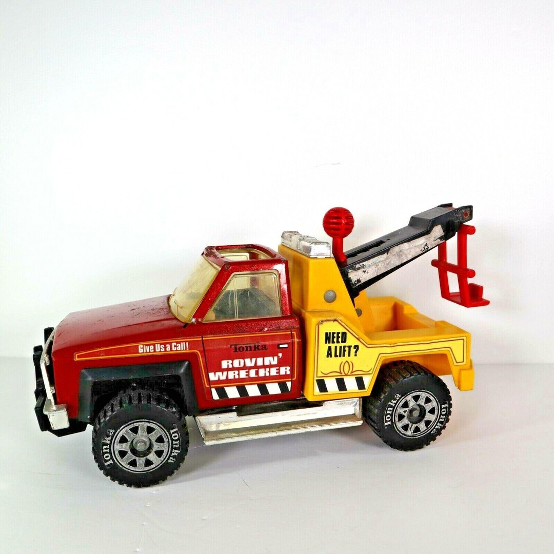 TONKA 24 HOUR SERVICE Dépanneuse Bleue Vintage Métal 1960s - Collection