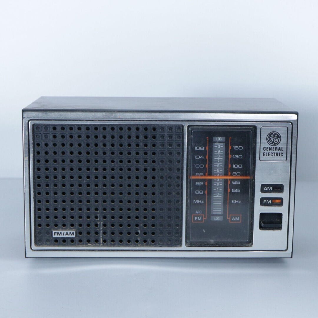 GENERAL ELECTRIC Am/fm Radio Model 7-4115b Tested /works - Etsy