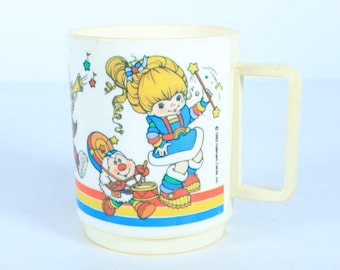 Hallmark Rainbow Brite And Friends Multicolor Plastic Cup 1983