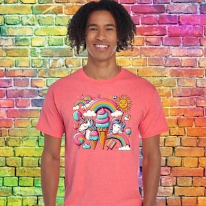 We All Scream For Ice Cream Unisex Crewneck T-Shirt