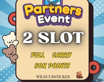 Monogo | PARTNERS EVENT | need 2 Slots open | Quick Finish| June 12