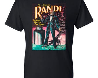 Magician T Shirt, Amazing Randi Magician Tee, Magic History Shirt, Magician Gift