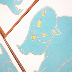 Cat! Risograph Zine A5 size