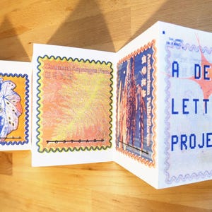 A Dead Letter Project Risograph Zine A5 size