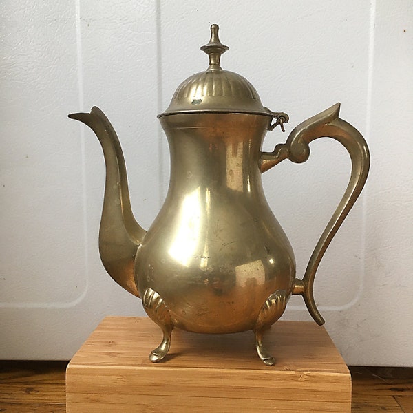 Brass Teapot Etsy