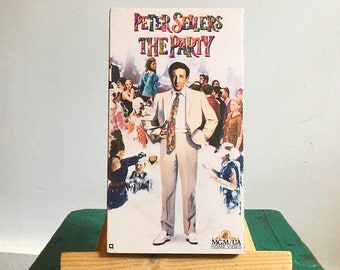 Vintage VHS Comedy Classic The Party with Peter Sellers 1968 Blake Edwards Counter Cultural Critique Cult Film 1960s Cinema
