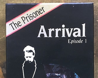Vintage VHS The Prisoner Episode One The Arrival Classic Cult British Scifi TV Series 1967 with Patrick McGoohan