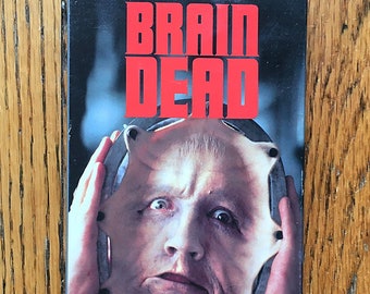 Vintage VHS Brain Dead 1990 Horror Film Psychological Thriller Movie with Bill Pullman