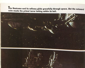 Rare Vintage Book Alien Movie Graphic Novel Photo Book