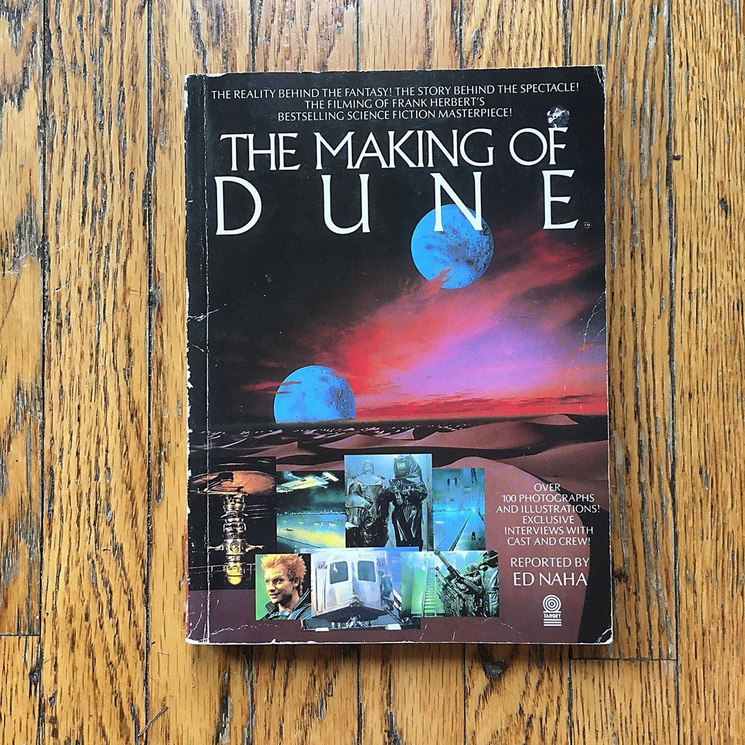 Vintage Book the Making of Dune by Ed Naha David Lynch Version