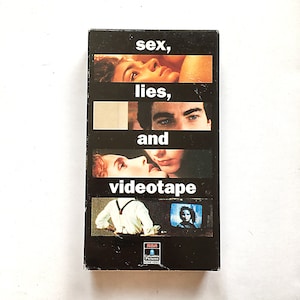Vintage VHS Sex Lies and Videotape by Steven Soderbergh With James