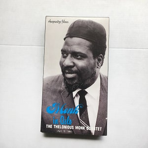 Vintage VHS Monk in Oslo Live Jazz Bebop Music 1966 Thelonious Monk Quartet Concert