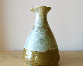 Handmade Ceramic Pitcher or Vase Bud Vase Bottle Earthy Bottle