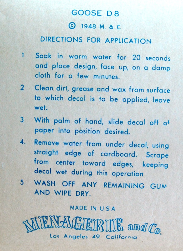 Vintage Animal Decals for Nursery or Children Wall Decor Bird Etsy