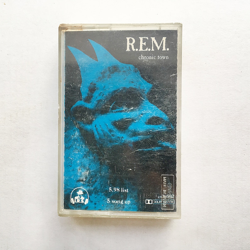 Vintage Cassette Tape REM Chronic Town EP Record Album Music Etsy