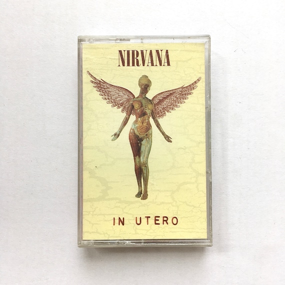 Vintage Cassette Nirvana in Utero Album Grunge Rock Music Original