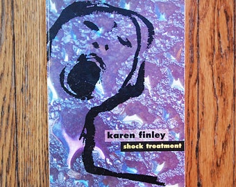 Vintage Book Karen Finley Shock Treatment Paperback Performance Art Avant Garde Poetry Literature NY Writer 1990s Punk