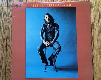 Vintage Vinyl George Carlin FM & AM LP Stand Up Comedy Record Album 1972 Original Release