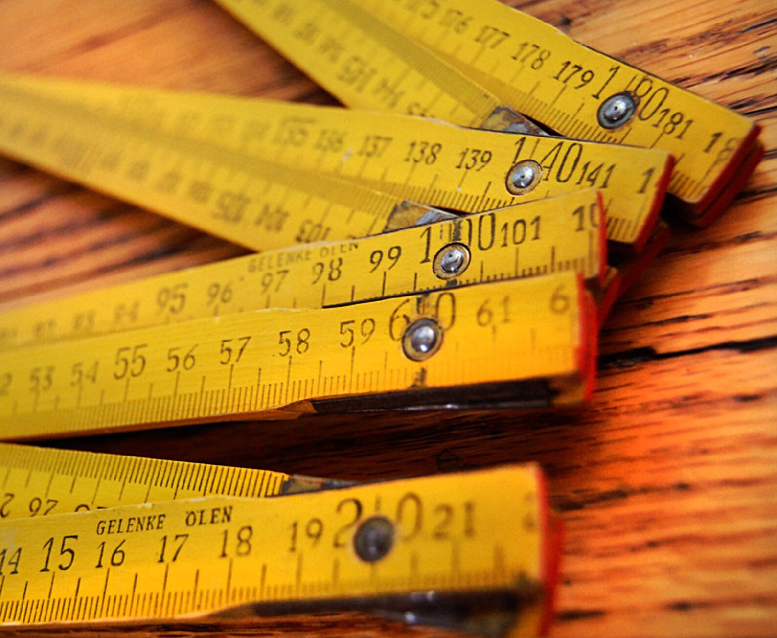 Vintage Yellow Wood Folding Ruler Carpenter Rustic Ruler - Etsy