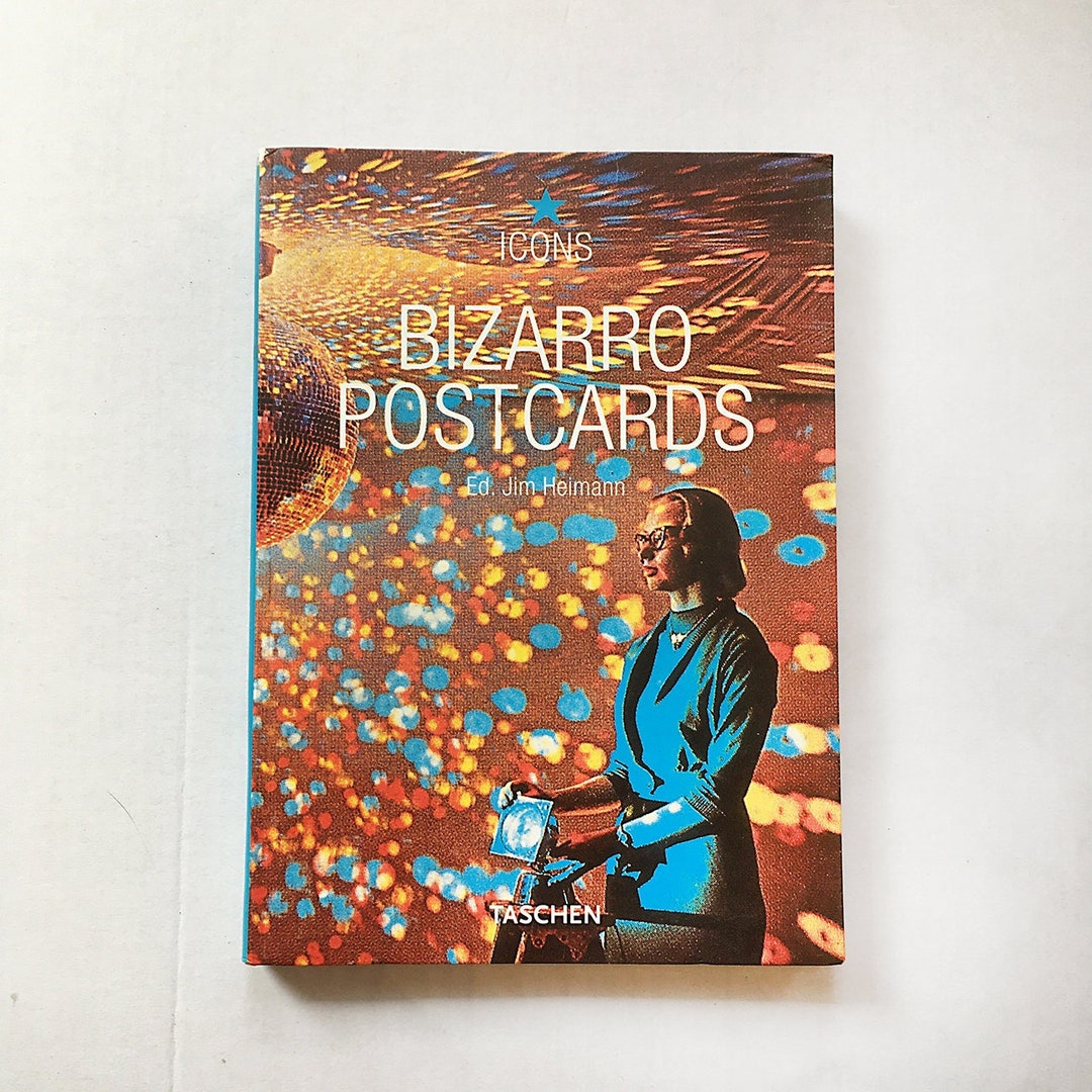 Vintage Book Taschen Bizarro Postcards Mid Century Modern Photos