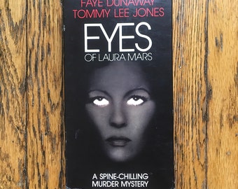 Vintage VHS Movie Eyes of Laura Mars 1978 Supernatural Horror 70s Cinema New York City Psychological Drama