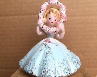 Vintage Josef Original Figurine Flower Girl Series Rare and Collectible