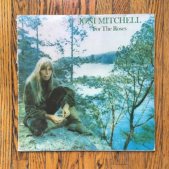 Vintage Vinyl Joni Mitchell for the Roses LP Vinyl Record