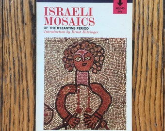 Vintage Book Israeli Mosaics of the Byzantine Period 1965 Illustrated Art History and Archeology Paperback