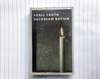 Vintage Cassette Tape Sonic Youth Daydream Nation Record Album Music 1980s 1990s Alternative Post Punk Art Noise Experimental Rare