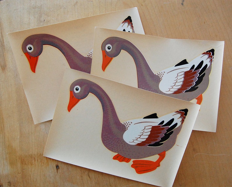 Vintage Animal Decals for Nursery or Children Wall Decor Bird Etsy