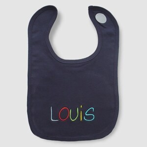 Personalized Baby Bib - Machine Print baby bibs, Baby Shower Gift, Toddler Gift, Fun Mealtime Accessory, Custom Name Bib
