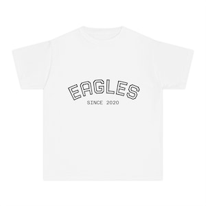 Youth Eagles T-Shirt: Combed Cotton School Spirit Tee