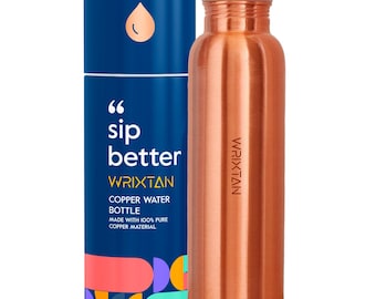 Handmade Pure Copper Water Bottle (1000ml)