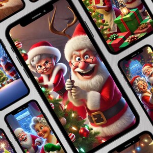 Festive Christmas Phone Wallpapers