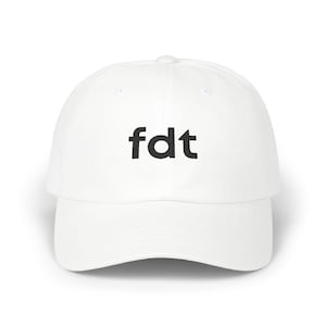 fdt embroidered cotton baseball hat dad cap