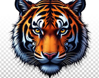 Aquarell Tiger PNG, Sublimationsdesign (digital)