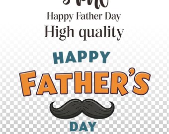 Father's Day PNG Clipart, Dad Cards, Gifts (Digital Download)