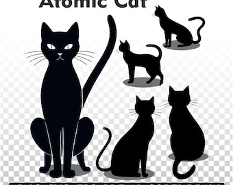 Atomic Cat SVG Bundle (Digital Download)