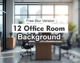 Office Room Zoom Background (Digital Download)