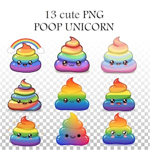 Poop Unicorn, Unicorn Poop Png, Poop Cute Rainbow, Rainbow Ice Cream