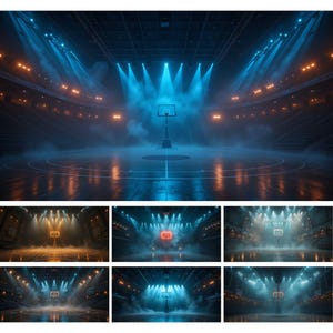 Background Basketball, 21 Basketball Background, Basketball Court Digital Background for Sports Photography