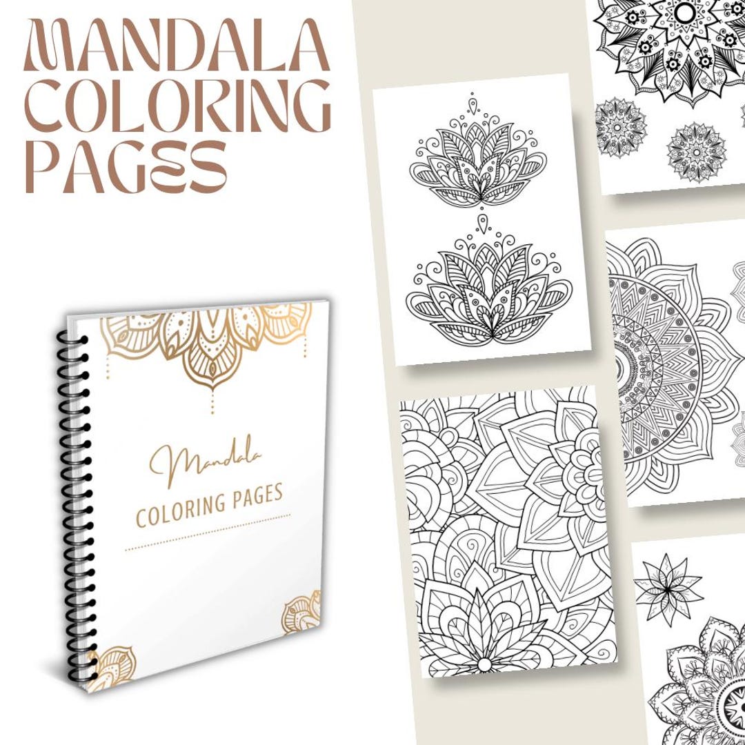 Mandala Coloring Book | Printable Adult Coloring Pages | Relaxing ...