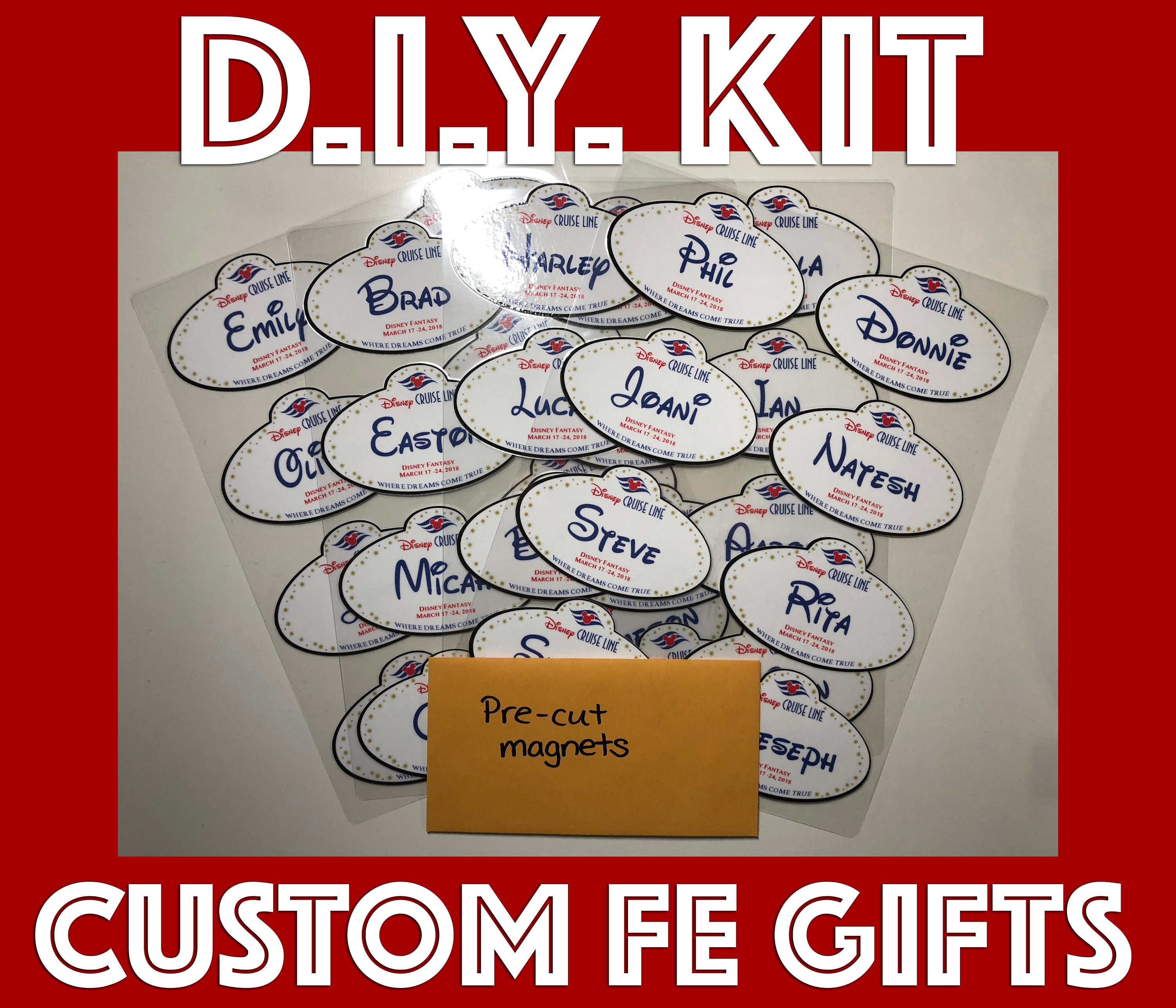 DCL Fish Extender Gifts Personalized Name Tag FE Etsy